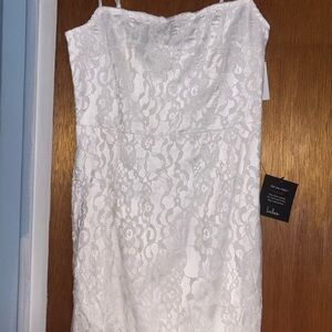 Lulu's White Lace Dress